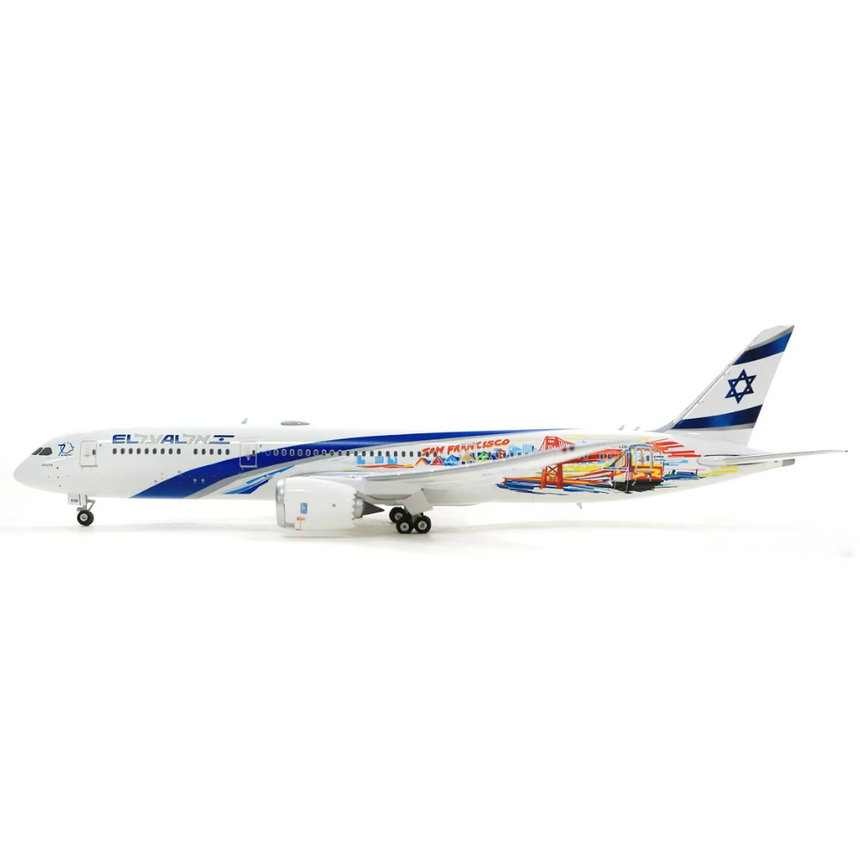 Phoenix EI AI Israel Boeing 787-9 'Las Vegas-San Francisco' 4X-EDD 1/400 Aircraft Scale Model