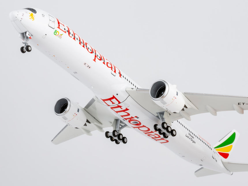 NG Models Ethiopian Airlines Airbus A350-1000 ET-BAZ (with 80th anniversary stickers) 1/400 Aircraft Scale Model
