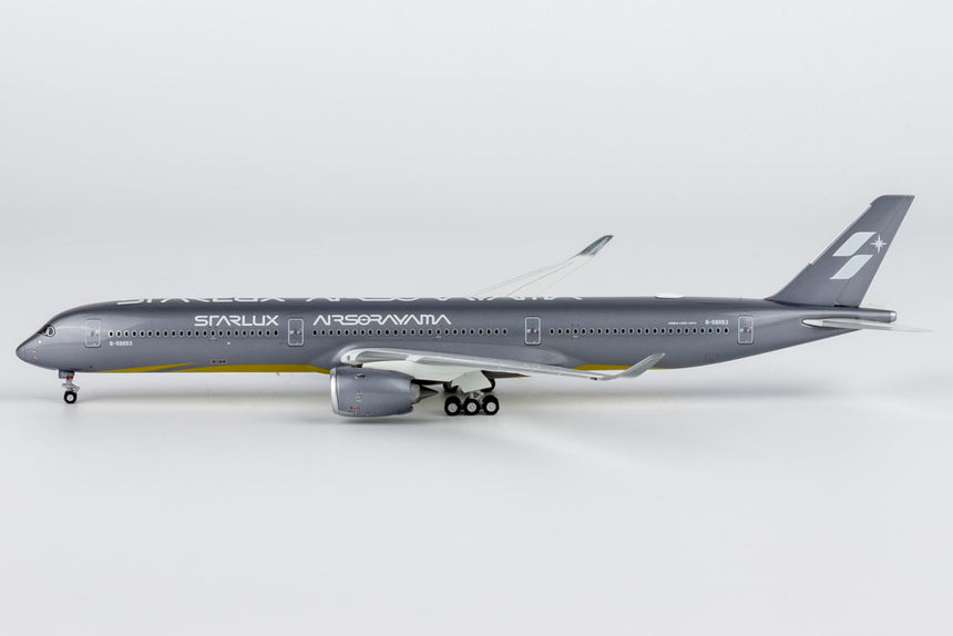 NG Models Starlux Airlines Airbus A350-1000 B-58553 (Airsorayama Silver) Ultimate 1/400 Aircraft Scale Model