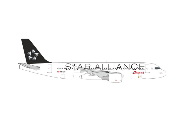 Herpa Swiss International Air Lines Airbus A320 "Star Alliance" – HB-IJM 1/500 Aircraft Scale Model