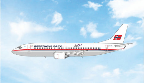 Phoenix Braathens SAFE Boeing B737-400 LN-BRI 1/400 Aircraft Scale Model