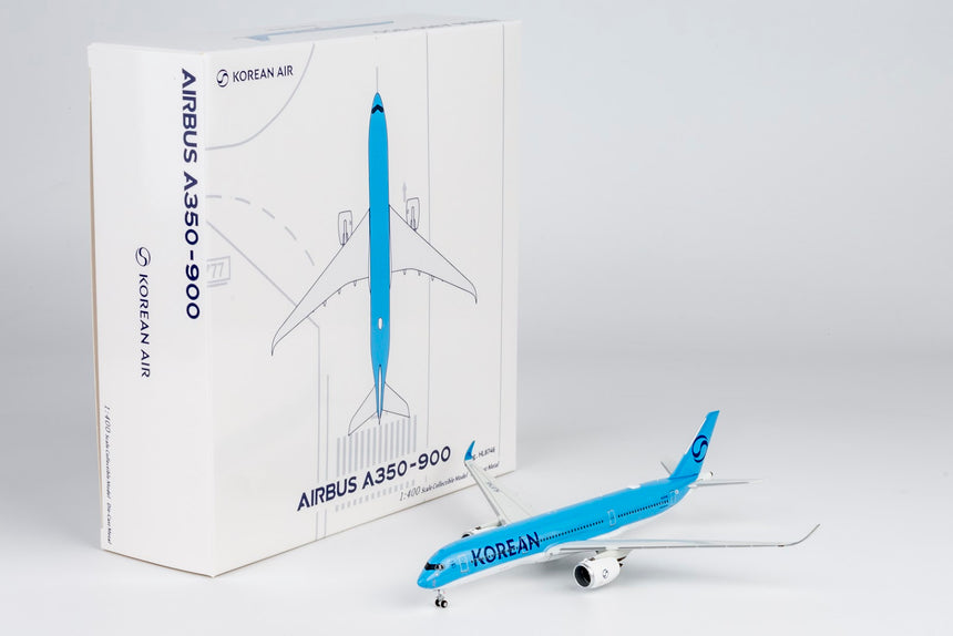 NG Models Korean Air Airbus A350-900 HL8746 New Livery 1/400 Aircraft Scale Model