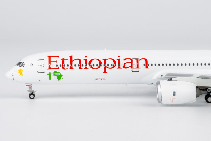 NG Models Ethiopian Airlines Airbus A350-1000 ET-BAW ("1st A350-1000 in Africa" sticker) 1/400 Aircraft Scale Model