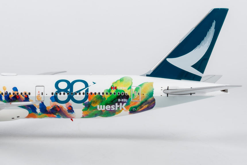 NG Models Cathay Pacific Airways Boeing 777-300ER B-KQU (The Spirit of HongKong - West Kowloon Cultural District) 1/400 Aircraft Scale Model