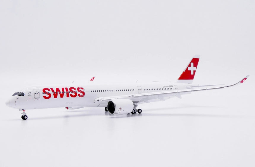 JC Wings Swiss Airbus A350-900 "Flaps Down" (HB-IFB) 1/400 Aircraft Scale Model
