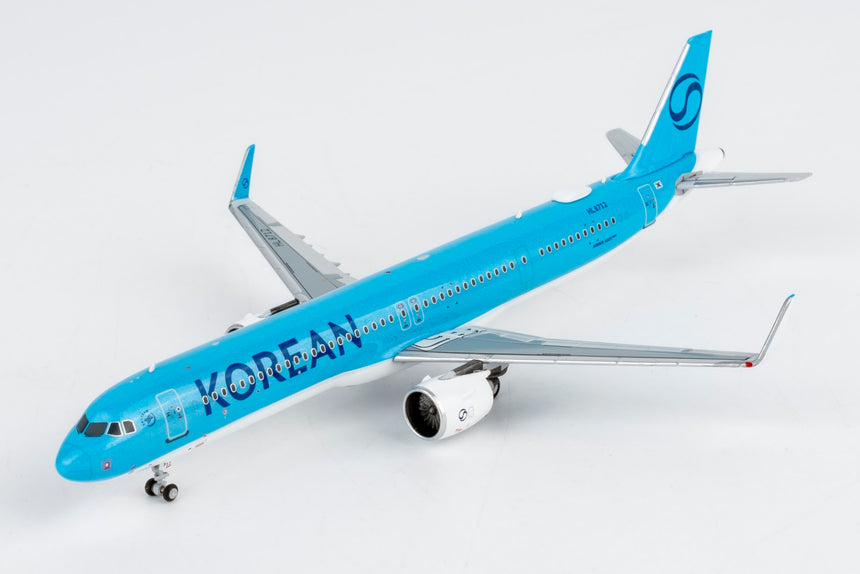 NG Models Korean Air Airbus A321neo HL8712 1/400 Aircraft Scale Model