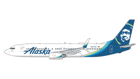 GeminiJets Alaska Airlines Boeing B737-800 N517AS 1/400 Aircraft Scale Model