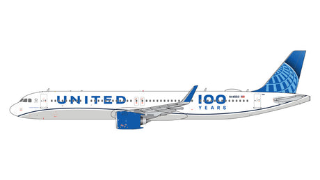 GeminiJets United Airlines Airbus A321neo N44550 "100" Centennial Livery 1/400 Aircraft Scale Model