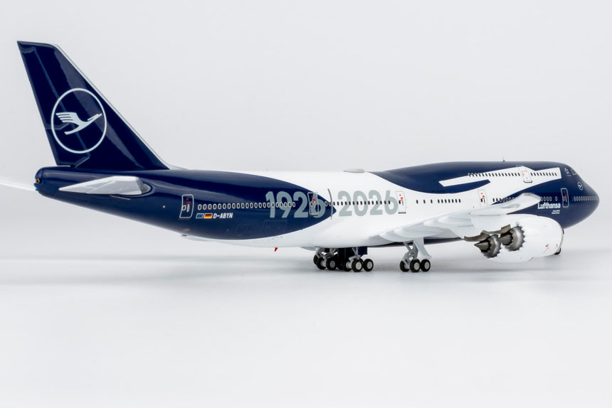 NG Models Lufthansa Boeing B747-8i D-ABYN 100 Years Anniversary 1/400 Aircraft Scale Model