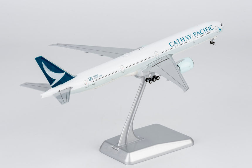 NG Models Cathay Pacific Airways Boeing 777-300ER B-KPO (large titles; "80 Years Together" sticker) Ultimate 1/400 Aircraft Scale Model