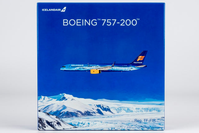 NG Models Icelandair Boeing 757-200/w TF-FIR Vatnajokull 1/400 Aircraft Scale Model