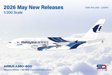 SQ Wings Malaysia Airlines Airbus A380 9M-MNF Flaps Down