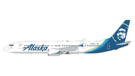 GeminiJets Alaska Airlines Boeing B737 MAX 9 N708AL 1/200 Aircraft Scale Model
