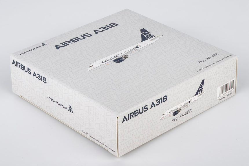 NG Models Mexicana Airbus A318-100 XA-UBR old colors 1/400 Aircraft Scale Model