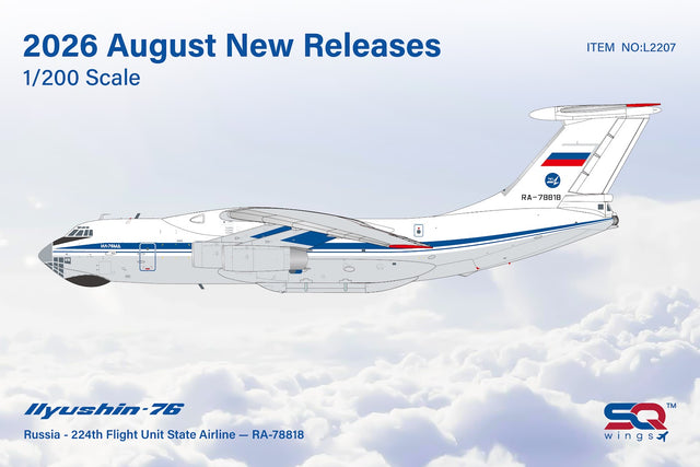 SQ Wings Russia 224th Flight Unit Ilyushin Il-76 RA-78818