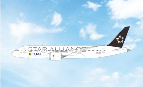 Phoenix Thai Airways Boeing B787-8 HS-TQO Star Alliance 1/400 Aircraft Scale Model