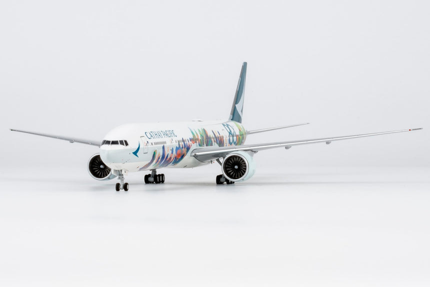 NG Models Cathay Pacific Airways Boeing 777-300ER B-KQU (The Spirit of HongKong - West Kowloon Cultural District) 1/400 Aircraft Scale Model