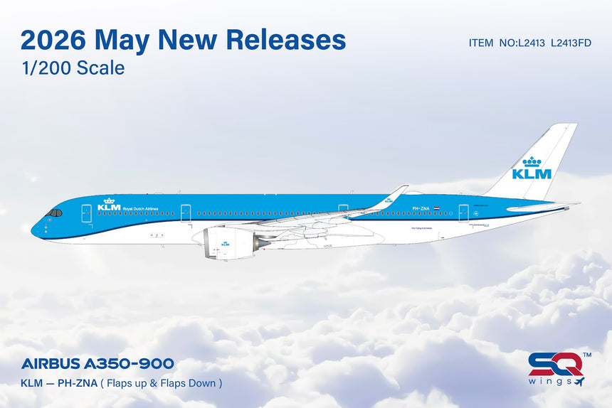 SQ Wings KLM Airbus A350-900 PH-ZNA