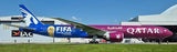 Aviation400 Qatar Airways Boeing 777-3DZER A7-BEH (detachable gear) 1/400 Aircraft Scale Model