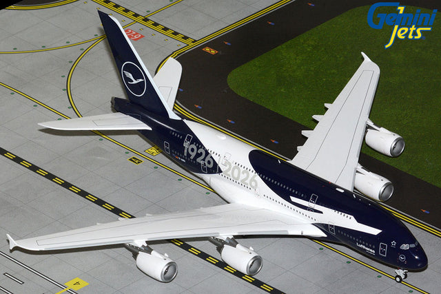GeminiJets Lufthansa Airbus A380-800 D-AIMH 100 Centennial Livery 1/200 Aircraft Scale Model