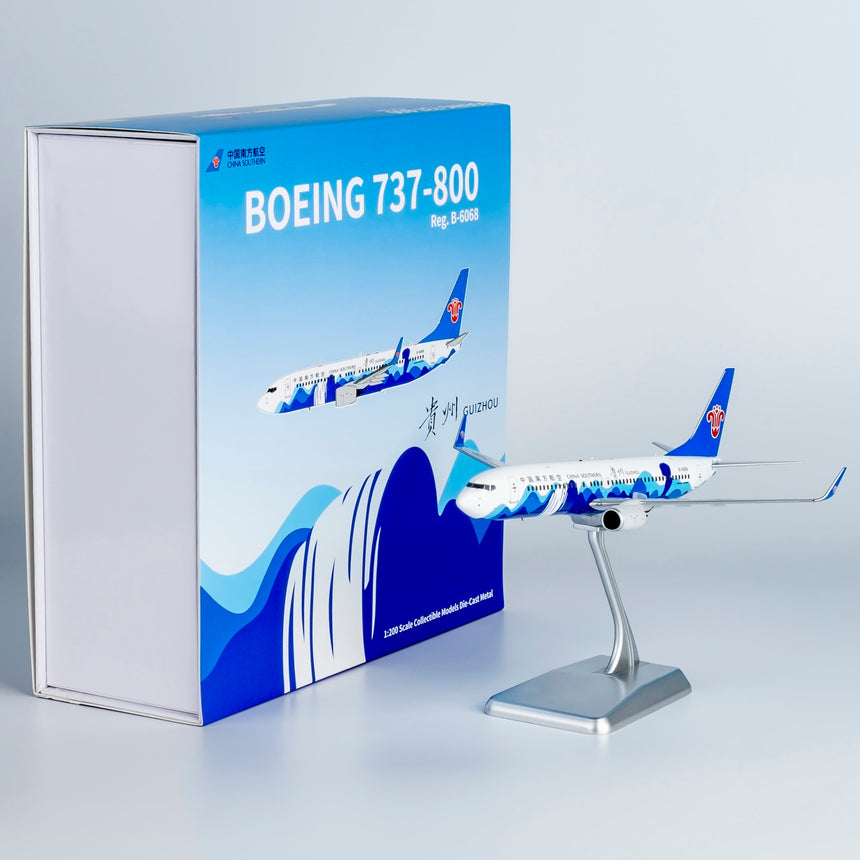 NG Models China Southern Airlines (CSAIR) (Guizhou colors #1) Boeing 737-800/w B-6068 1/200 Scale