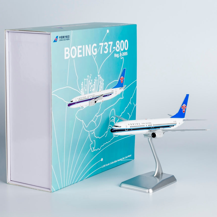 NG Models China Southern Airlines (CSAIR) Boeing 737-800 B-2695 1/200 Scale