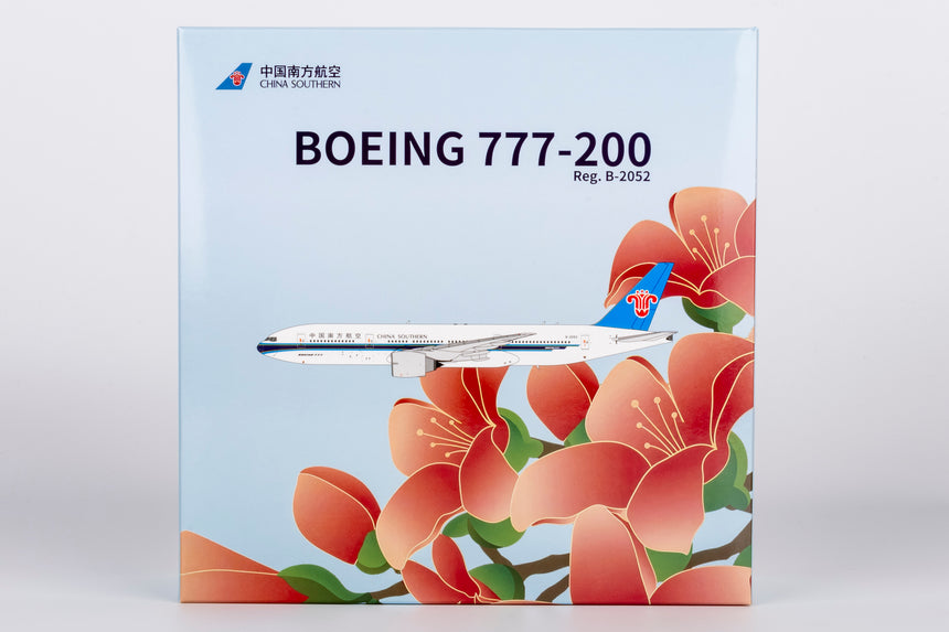 NG Models China Southern Airlines Boeing 777-200 B-2052 1/400 Scale