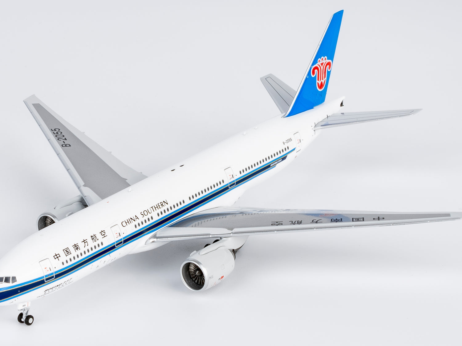 NG Models China Southern Airlines ETOPS - 越太平洋延程飞行 Boeing 777-200ER B-2055 1/400 Aircraft Scale Model