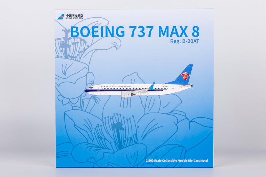 NG Models China Southern Airlines Boeing 737 MAX 8 B-20AT 1/200 Scale