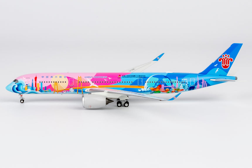 NG Models China Southern Airlines The 15th National Games "Dynamic Bay Area" livery Airbus A350-900 B-308T (Ultimate) 1/400 Aircraft Scale Model