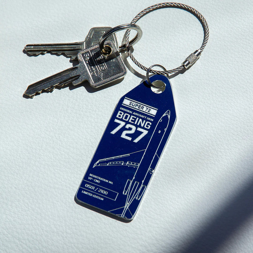 AviationTag Boeing 727 VP-CMO Blue
