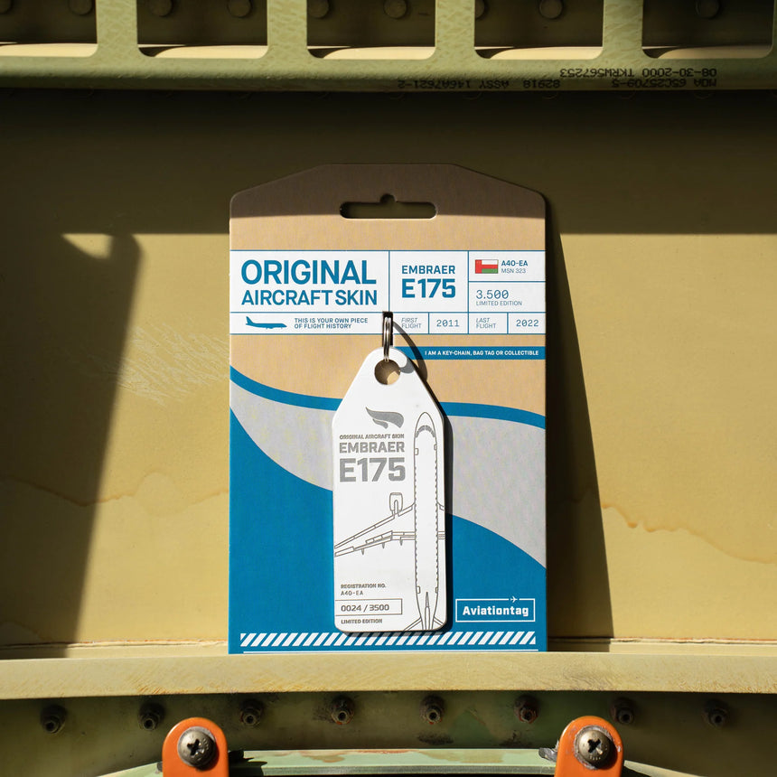AviationTag Oman Air Embraer E175 - A4O-EA White