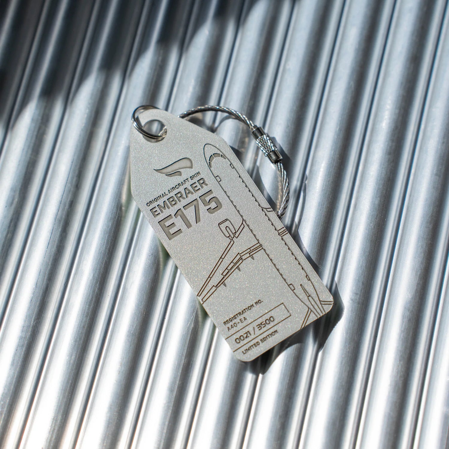 AviationTag Oman Air Embraer E175 - A4O-EA Silver