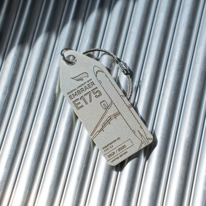 AviationTag Oman Air Embraer E175 - A4O-EA Silver