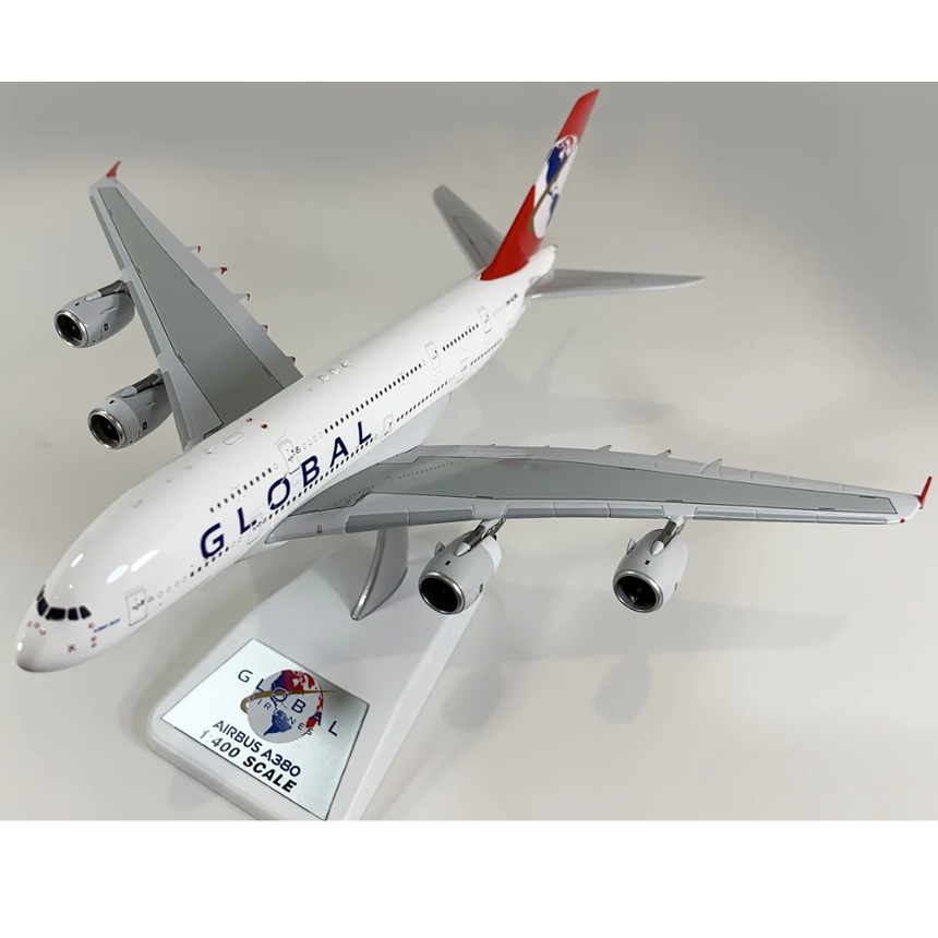 Aviation400 Global Airlines Airbus A380-841 9H-GLOBL (detachable gear) 1/400 Scale