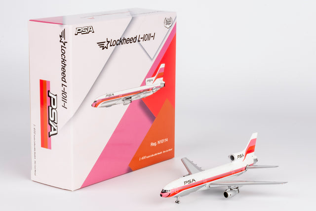 NG Models PSA - Pacific Southwest Airlines Lockheed L-1011-1 N10114 (with Extra Underbody Fairing) 1/400 Aircraft Scale Model