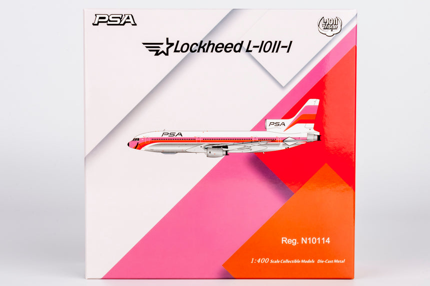 NG Models PSA - Pacific Southwest Airlines L-1011-1 N10114 (with Extra Underbody Fairing) 1/400 Scale