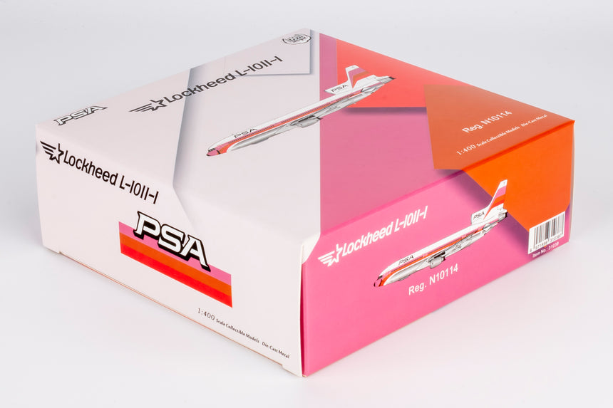 NG Models PSA - Pacific Southwest Airlines L-1011-1 N10114 (with Extra Underbody Fairing) 1/400 Scale