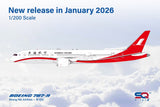 SQ Wings Shang Hai Airlines Boeing B787-9 B-1112 1/200 Aircraft Scale Model