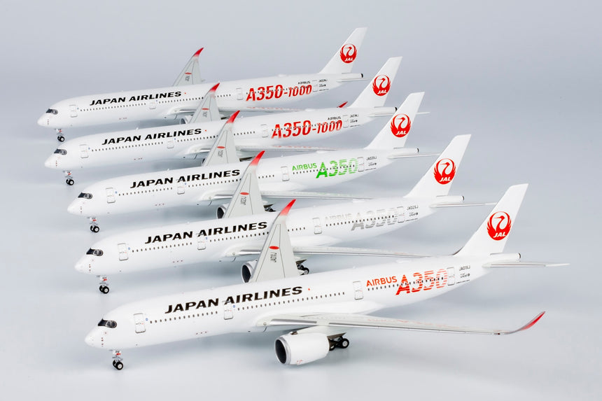 NG Models Japan Airlines (JAL) (Red "A350-1000" Titles) Airbus A350-1000 JA02WJ 1/400 Scale