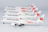 NG Models Japan Airlines (JAL) (Red "A350-1000" Titles) Airbus A350-1000 JA02WJ 1/400 Scale