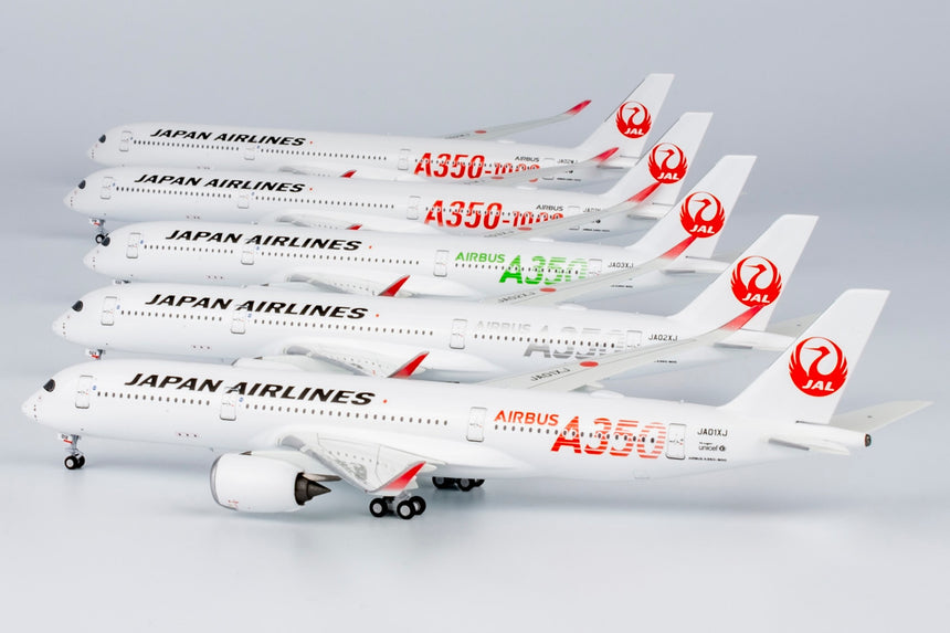 NG Models Japan Airlines (JAL) (Red "A350-1000" Titles) Airbus A350-1000 JA02WJ 1/400 Scale
