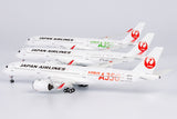 NG Models Japan Airlines (JAL) (Green "AIRBUS A350" Titles) Airbus A350-900 JA03XJ 1/400 Scale
