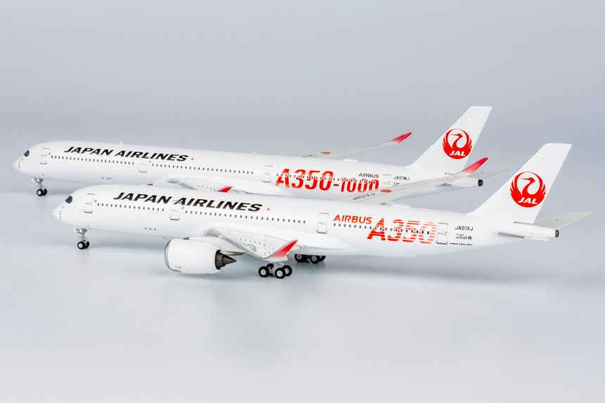 NG Models Japan Airlines (JAL) (Red "A350-1000" Titles) Airbus A350-1000 JA01WJ 1/400 Scale