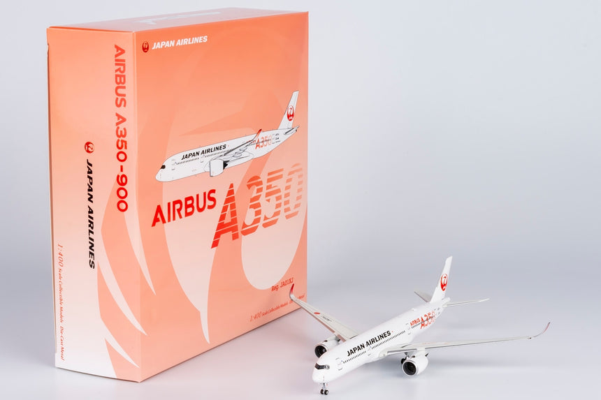 NG Models Japan Airlines (JAL) (Red "AIRBUS A350" Titles) Airbus A350-900 JA01XJ 1/400 Scale