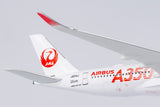 NG Models Japan Airlines (JAL) (Red "AIRBUS A350" Titles) Airbus A350-900 JA01XJ 1/400 Scale