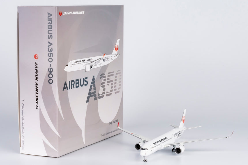 NG Models Japan Airlines (JAL) (Silver "AIRBUS A350" Titles) Airbus A350-900 JA02XJ 1/400 Scale