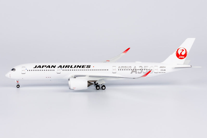 NG Models Japan Airlines (JAL) (Silver "AIRBUS A350" Titles) Airbus A350-900 JA02XJ 1/400 Scale
