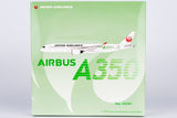 NG Models Japan Airlines (JAL) (Green "AIRBUS A350" Titles) Airbus A350-900 JA03XJ 1/400 Scale