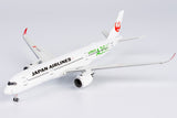 NG Models Japan Airlines (JAL) (Green "AIRBUS A350" Titles) Airbus A350-900 JA03XJ 1/400 Scale